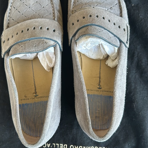 Alessandro Dell’ Acqua grey Suede Loafers (41/8) - Picture 4 of 5